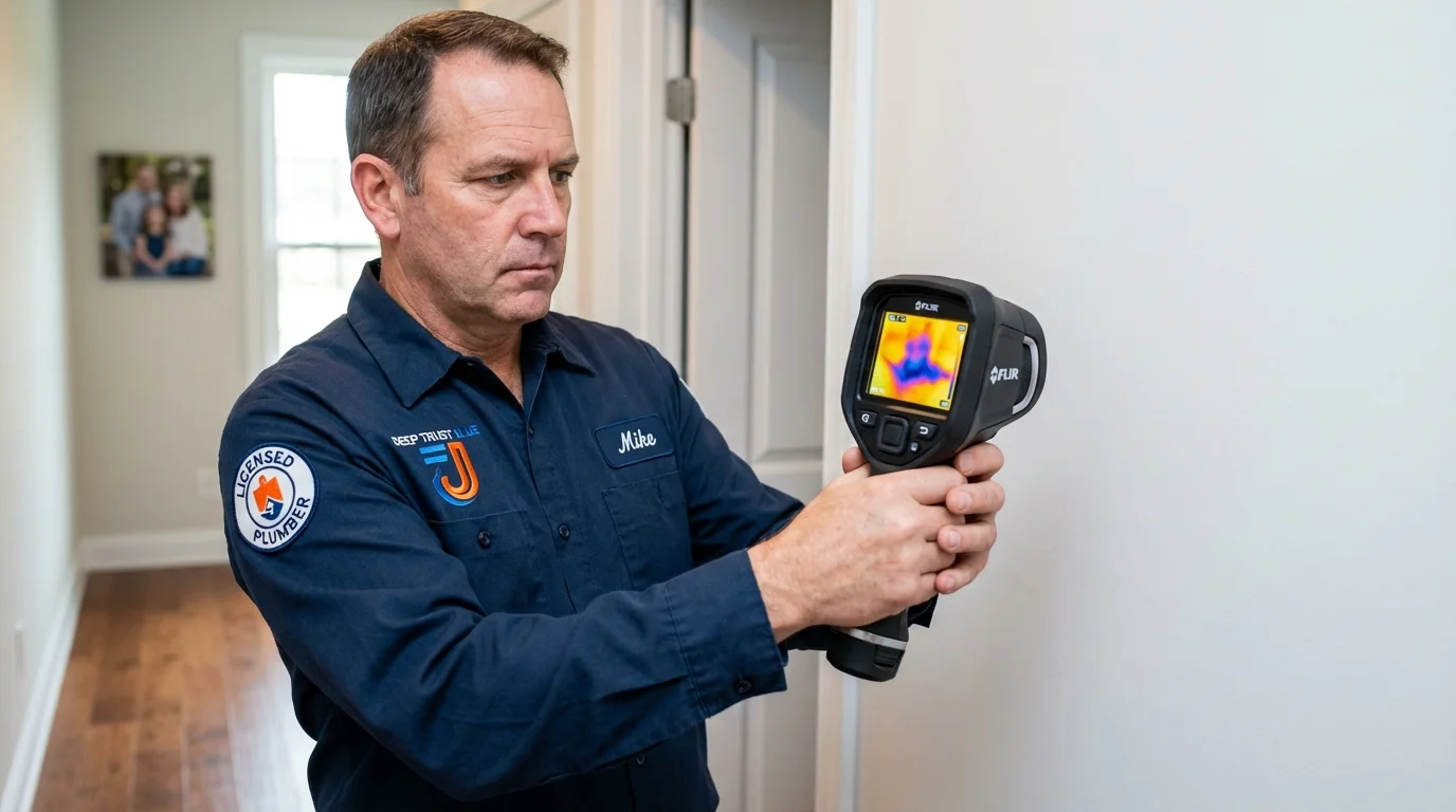 Thermal imaging leak detection by Johns Plumbing LLC in Leoti